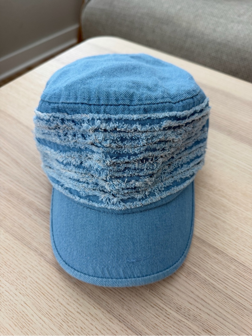 Light Blue Denim Cap